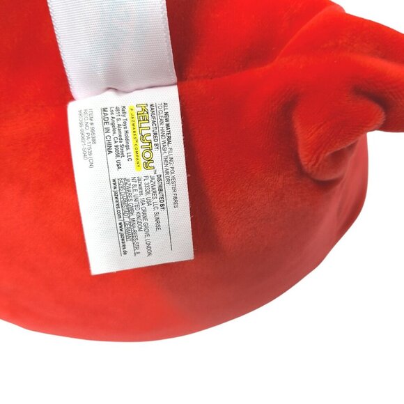 Squishmallow Baiden Red Dragon Bubble Tea Valentines Plush 8 Inch - Picture 7 of 7